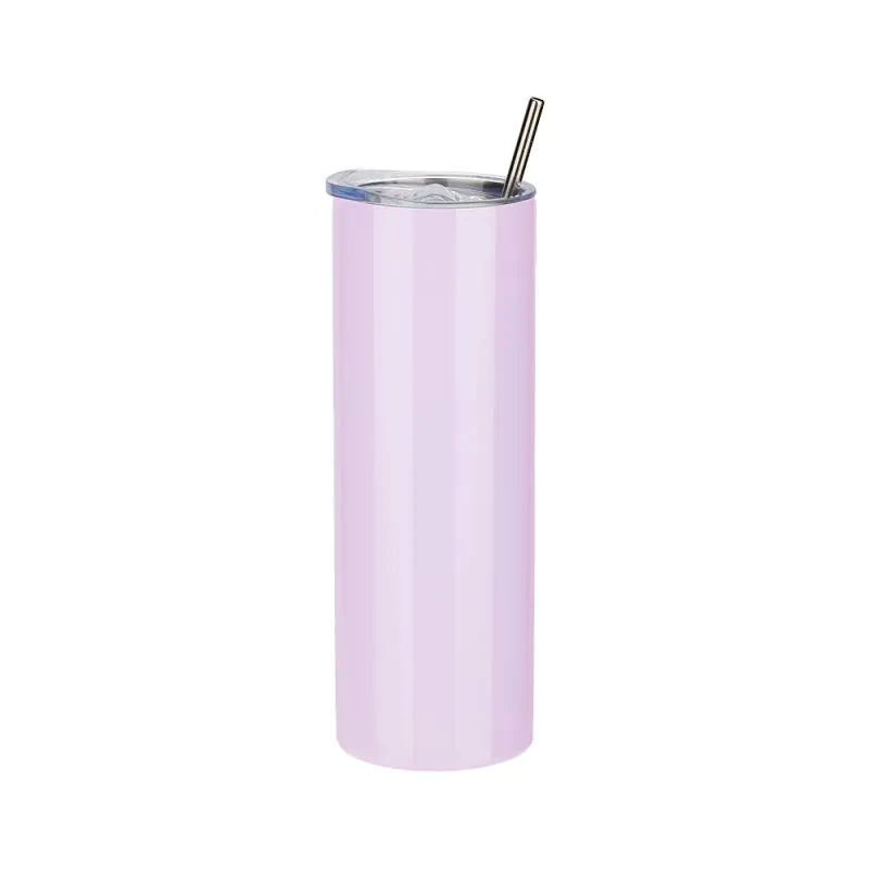 Vasos Térmicos Alargados con Pajita 590ml