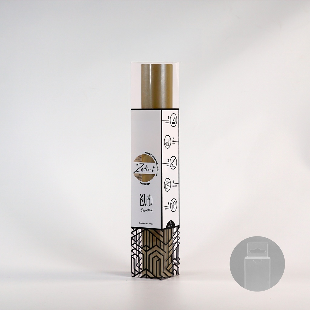 Vinilo Termoadhesivo Zediart Essential Metallics
