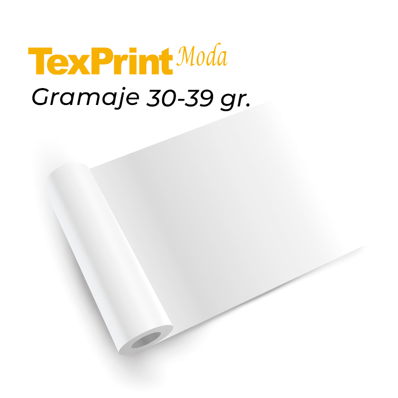 Papel Sublimación TexPrint MODA 30 gr 1.62x1500m