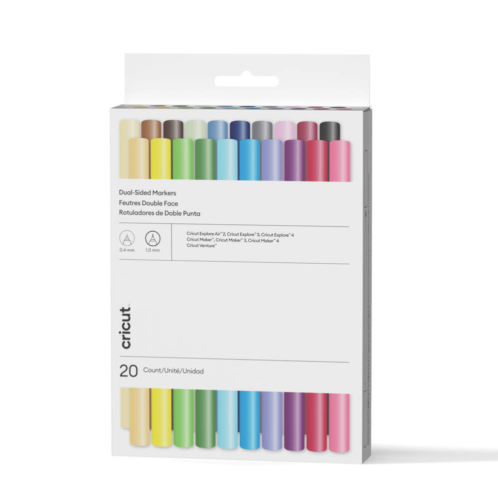 Cricut Set de Rotuladores Doble Punta Ultimate | 20 uds