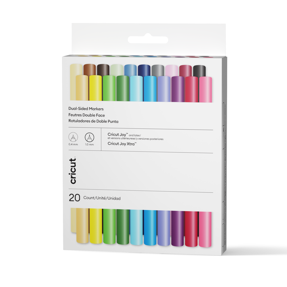 Cricut Joy Set de Rotuladores Doble Punta Ultimate | 20 uds.