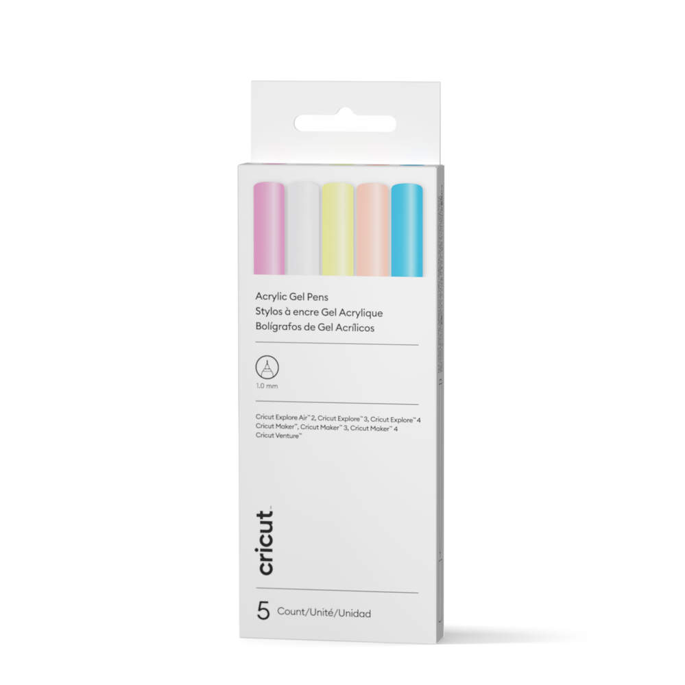 Cricut Rotuladores Acrílicos 1.0 mm | 5 uds.