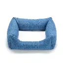 Cama Azul para Mascotas de Lino
