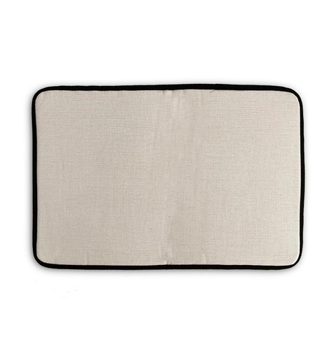 [008850] Alfombra de baño lino sublimable 60x40 cm