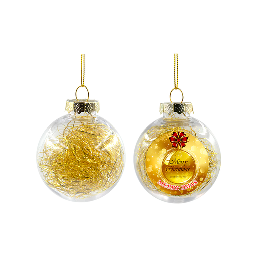 [006622] Bola navidad oro sublimación d.8cm