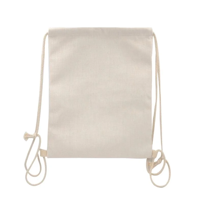 [003838] Bolsa de Lino con Cordón | 29 x 40 cm
