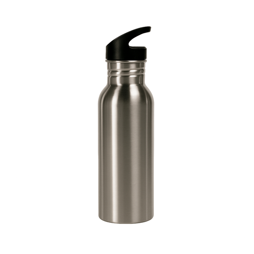 [012690] Botella portátil de acero inoxidable con boquilla 600ml