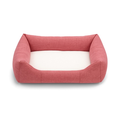 [010346] Cama para mascotas lino color rosa