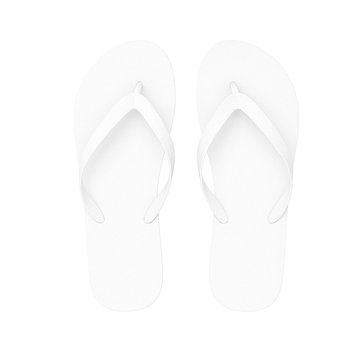 Chancla blanca sublimación para adultos