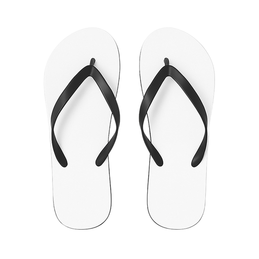 Chancla negra sublimación para adultos