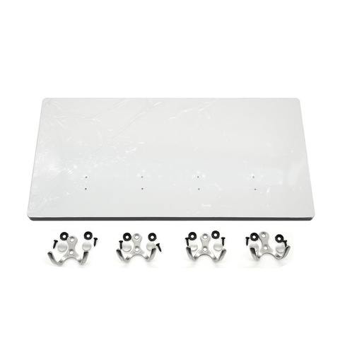 [009052] Colgador de madera con perchas sublimable