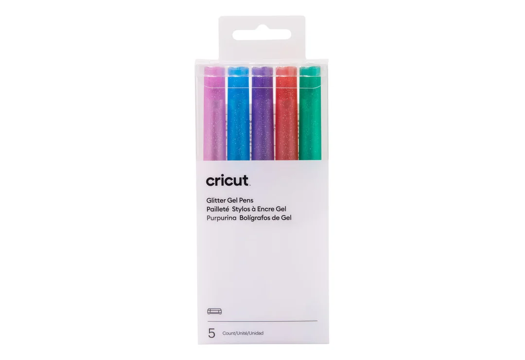 [008750] Cricut Bolígrafos de Gel con Purpurina | 5 uds.