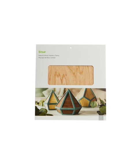 [012464] Cricut Chapa de madera color cerezo 30,5 x 30,5 cm