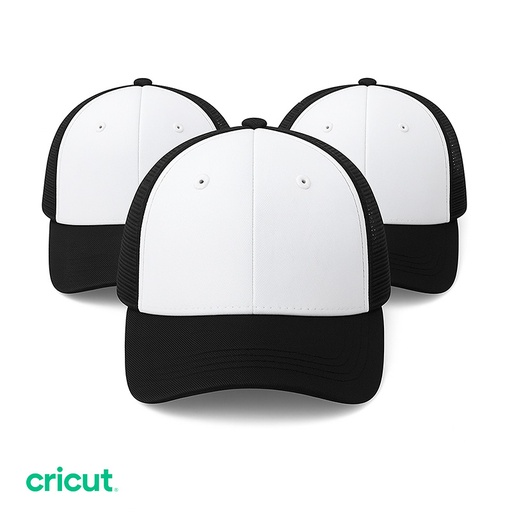 [012899] Gorra de Malla Negra pack 3 uds.