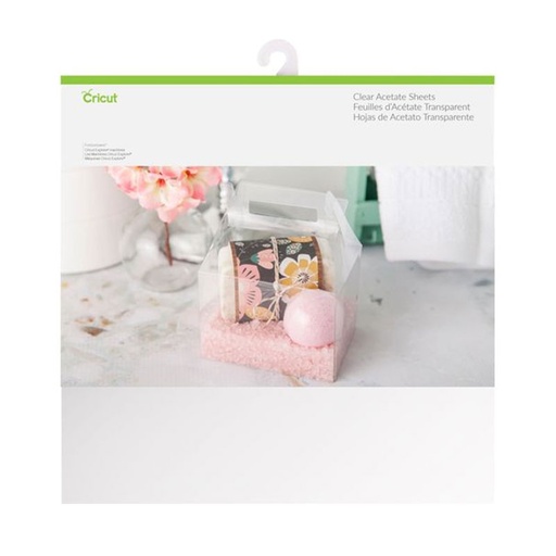 [013664] Cricut Hojas de Acetato Transparente 30,5 x 30,5 cm