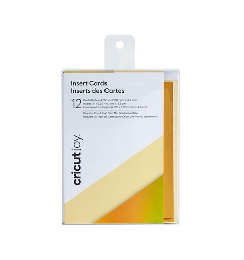 [008912] Cricut Joy Insert Cards Cream/Gold