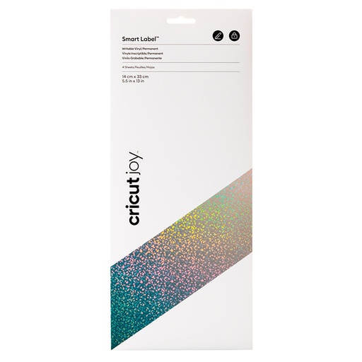 Cricut Joy Smart Vinyl Permanente Escribible Metallic Edition 14x33cm