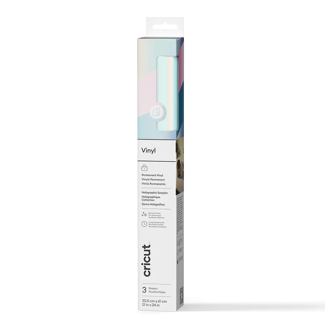 [008382] Cricut Pack Vinilo Holographic Permanente | 30,5 x 61 cm
