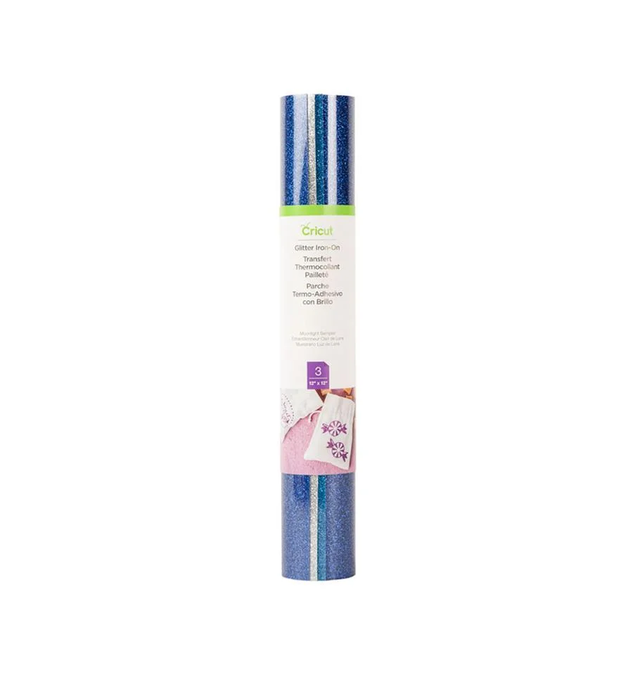 Cricut Pack vinilo Glitter Iron-on Moonlight 30,5 cm x 30,5 cm