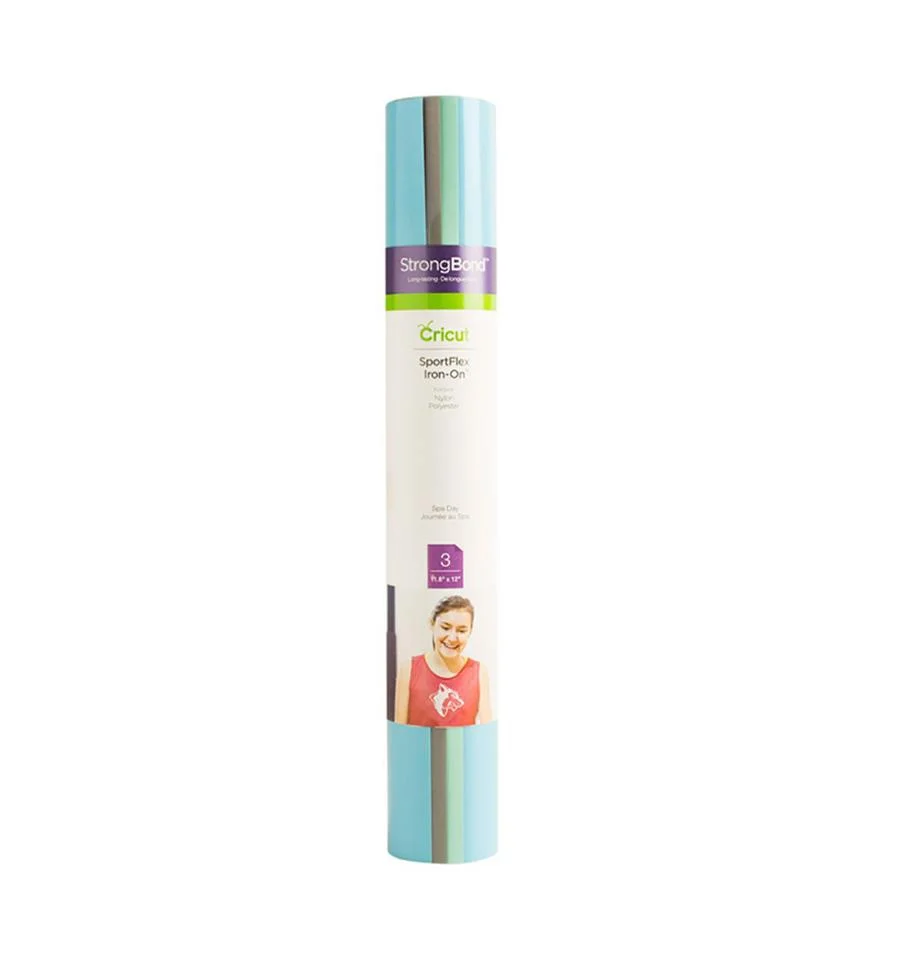 Cricut Vinilo Sportflex Iron-On Spa Day | 30,5 x 30,5 cm