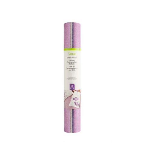[009205] Cricut Pack vinilo glitter Iron on Princess 30,5 cm x 30,5 cm (3uds)