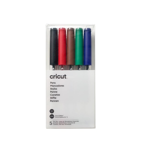 [009126] Cricut Set de Bolígrafos Punta Extra Fina Básicos