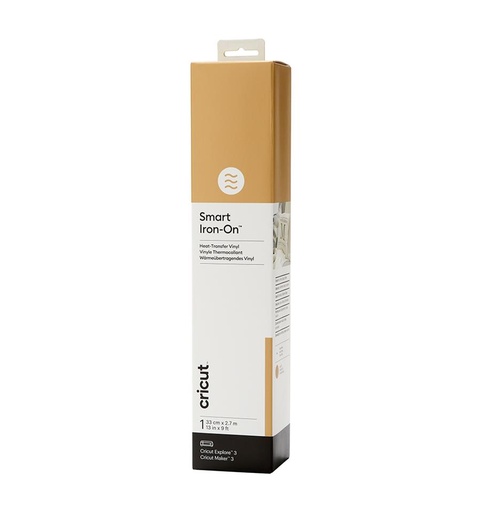 [012736] Cricut Smart Iron-On Dorado | 33 cm x 2,7 m