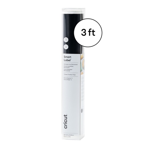 Cricut Smart Vinilo Permanente Escribible | 30,5 cm x 0,9 m