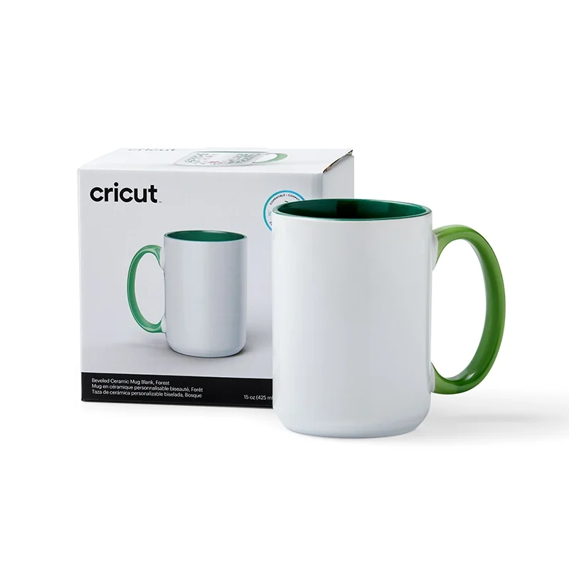 Cricut Taza cerámica color Forest 425ml (1ud)