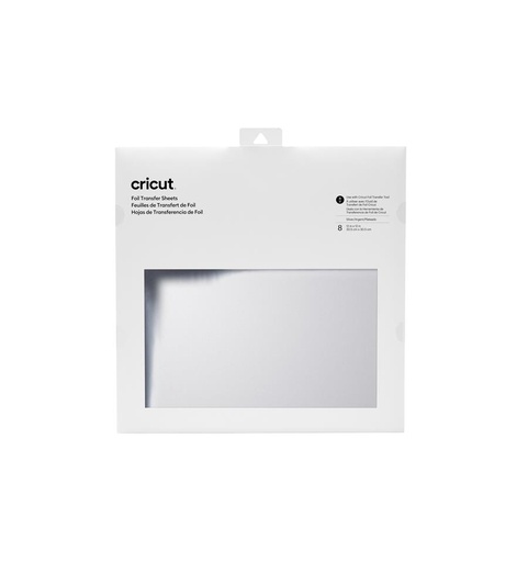 [010380] Cricut Transfer Foil Silver 30,5 x 30,5 cm (8 hojas)