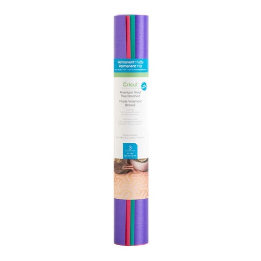 [013617] Cricut Vinilo Permanente Premium True Brushed Sampler