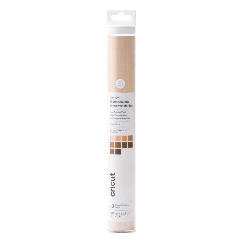[013456] Cricut Vinilo Termoadhesivo Iron-On Skin Tone | 10 uds.