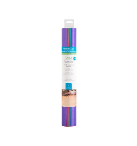 [009156] Cricut Vinilo Adhesivo True Brushed Brights | 30,5 x 61 cm