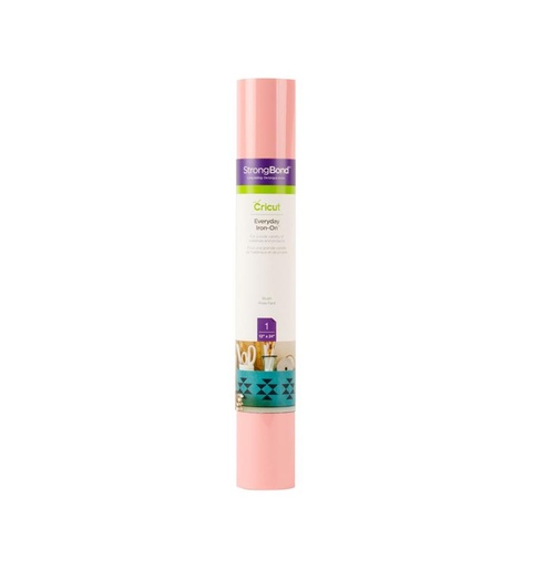 [009161] Cricut Vinilo textil Everyday Iron-on Rosa palo 30,5 cm x 61 cm