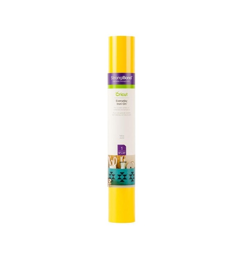 [009171] Cricut Vinilo textil Everyday Iron-on Yellow 30,5 cm x 61 cm