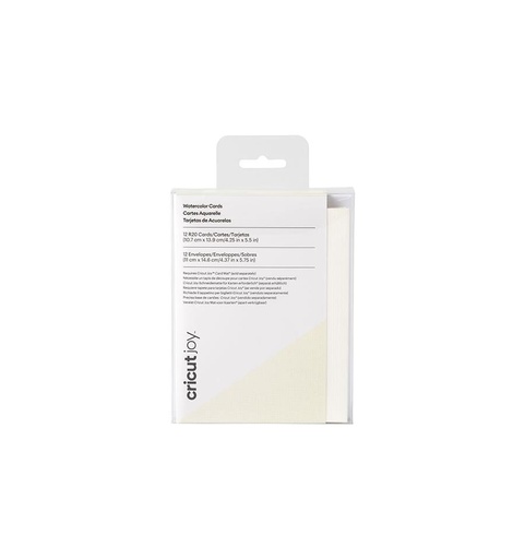 [013184] Cricut WATERCOLOR CARDS BLANCAS R20