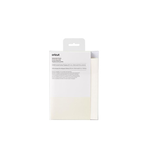 [013185] Cricut WATERCOLOR CARDS WHITE R40