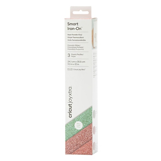 [014047] Cricut Pack Vinilos Joy Xtra Smart Iron On Glitter Sea Sparkle