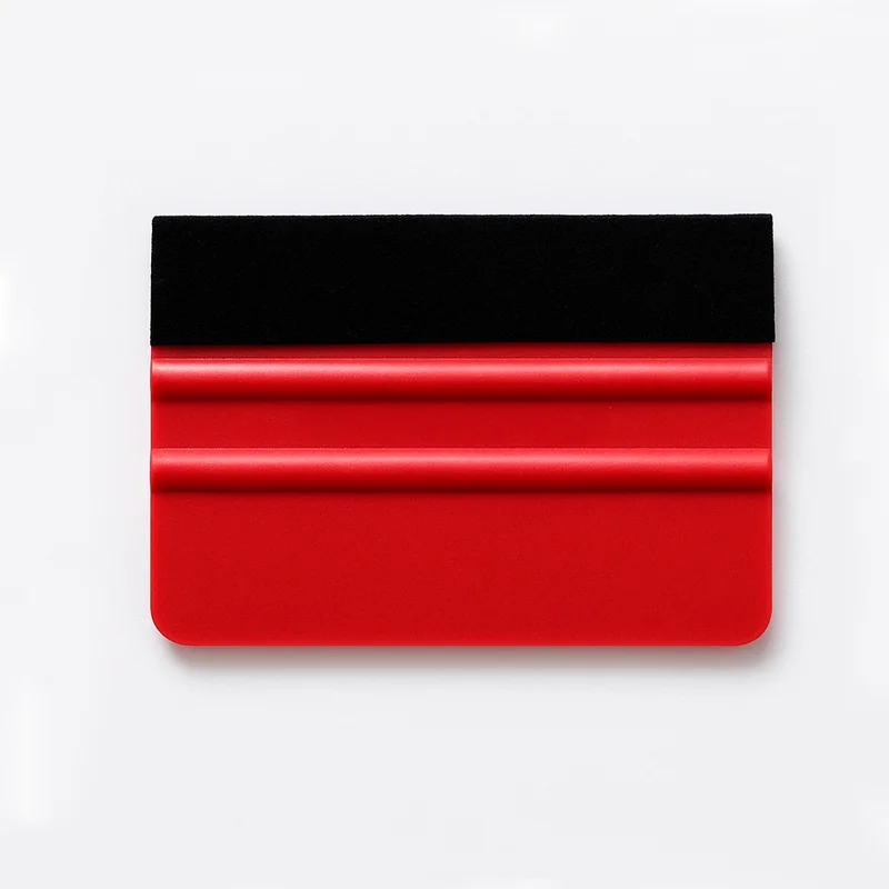 Espátula Roja de Polipropileno con Fieltro