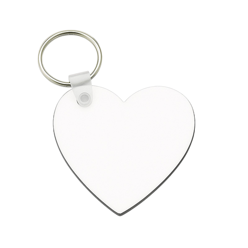[007587] Llavero corazón doble cara MDF