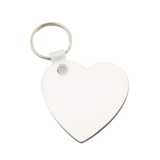 [007587] Llavero corazón doble cara MDF