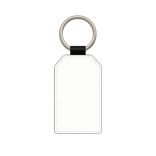 [004745] Llavero de PU acolchado, forma rectangular