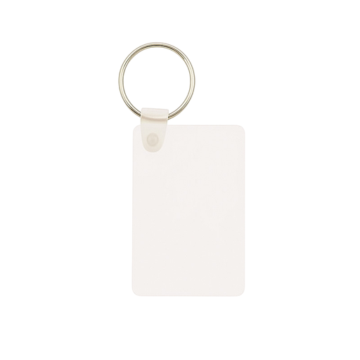 [007571] Llavero forma rectangular de plástico