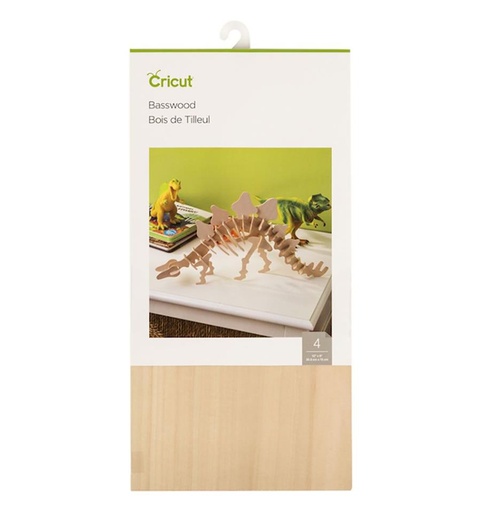 [012465] Cricut Madera de Tilo 30,5 x 15 cm | 4 uds.