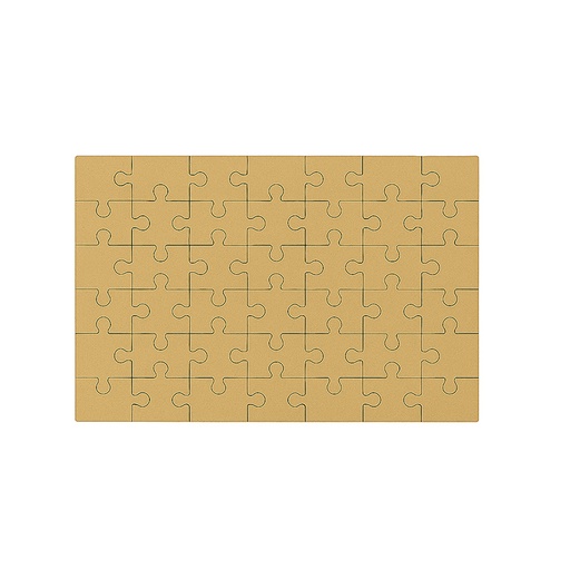 [012677] Puzzle de madera natural sublimable 60 PIEZAS