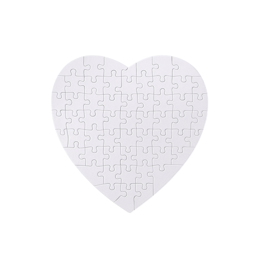 [008265] Puzzle de Cartón, Forma de Corazón, 75 piezas