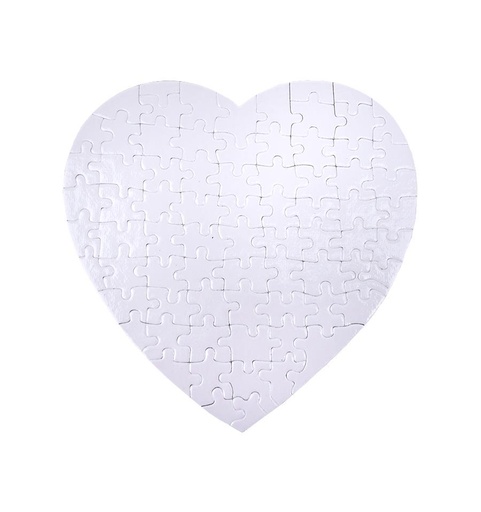 [008265] Puzzle en forma de corazón sublimación 75 piezas