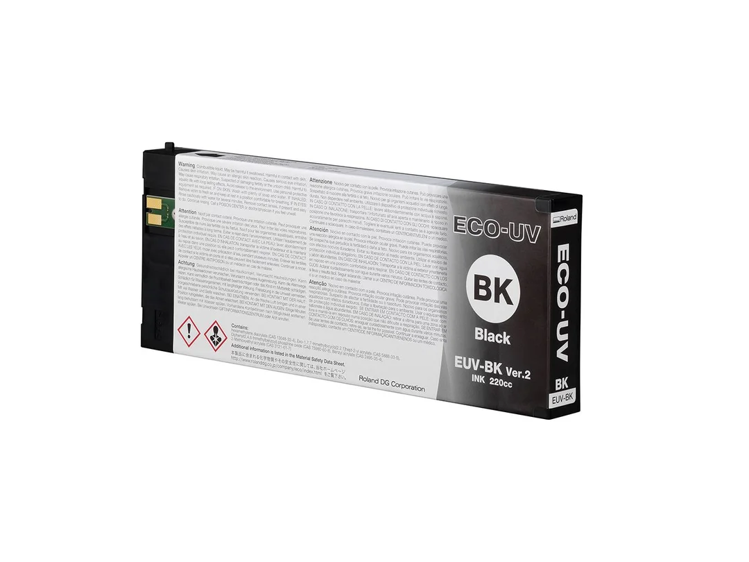 [000069] Roland ECO-UV 2 Negro 220 ml