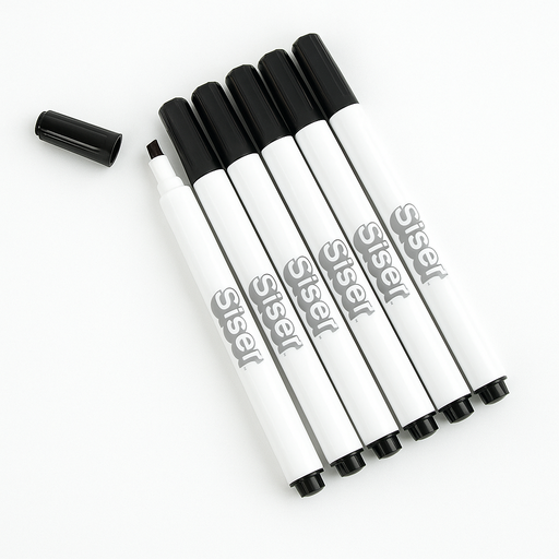 [012896] Rotuladores negro puntas variadas pack 6 uds.