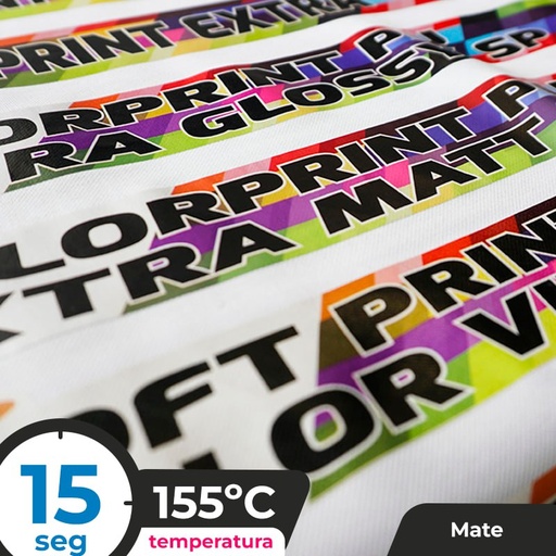 Vinilo Textil Imprimible Siser Colorprint PU MATT